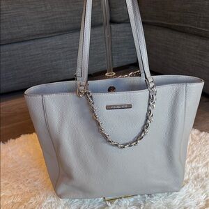 Michael Kors Silver Tote Bag